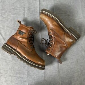 Harley Davidson Motorcycle Boots Mens Lace Up Leather Combat Eagle 8.5